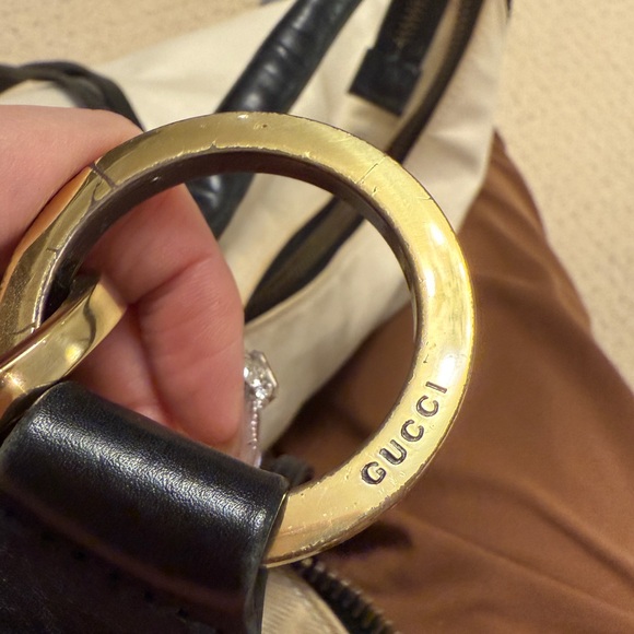 Gucci Canvans Hobo Shoulder Bag - Picture 9 of 13